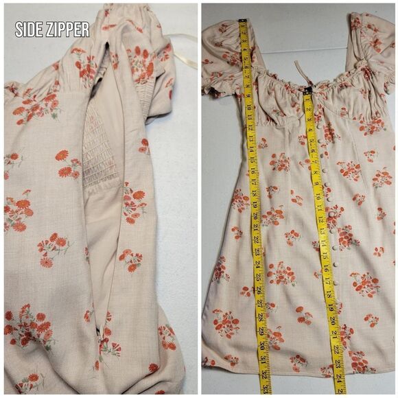 Bardot Lucinta Mini Dress Floral Puff Sleeve Mini Dress - Picture 9 of 10